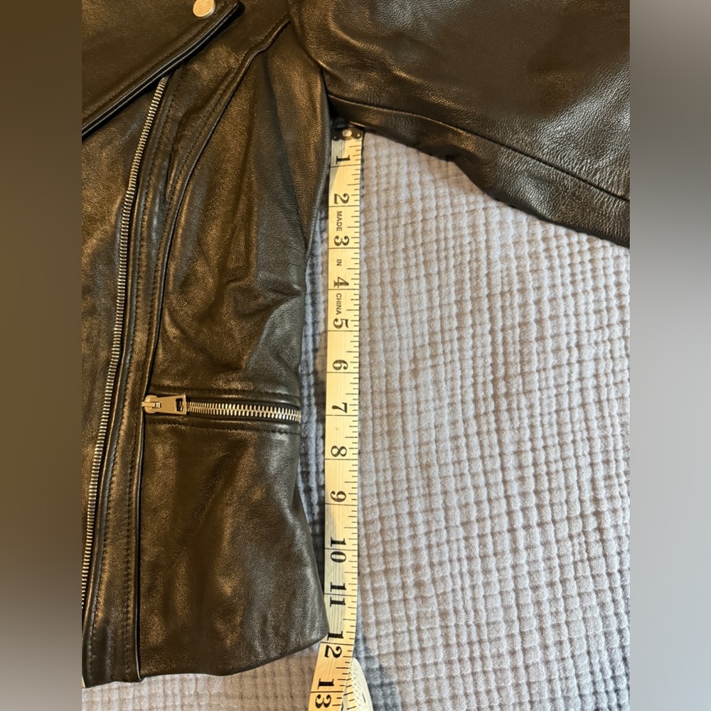 Lambskin Leather Jacket- Iris and Ink - Picture 7 of 16